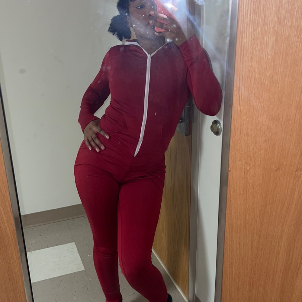 Red Fitted Jumper